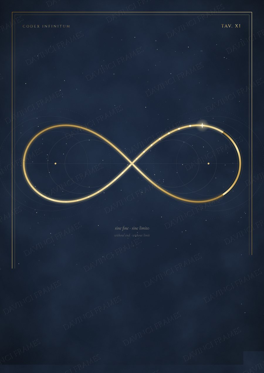 Infinitum · Tav. XI — preview of your chosen frame