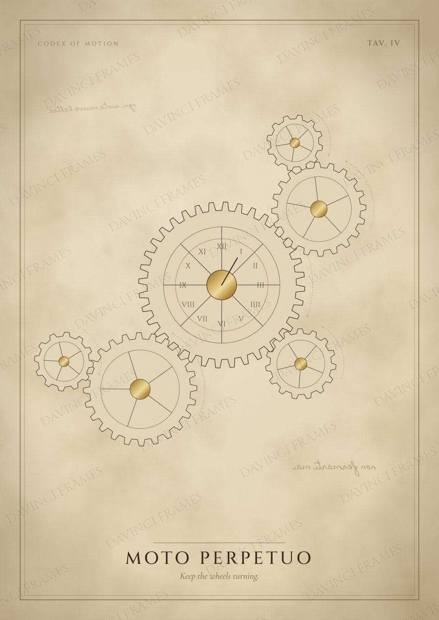 Moto Perpetuo · Tav. IV — preview of your chosen frame