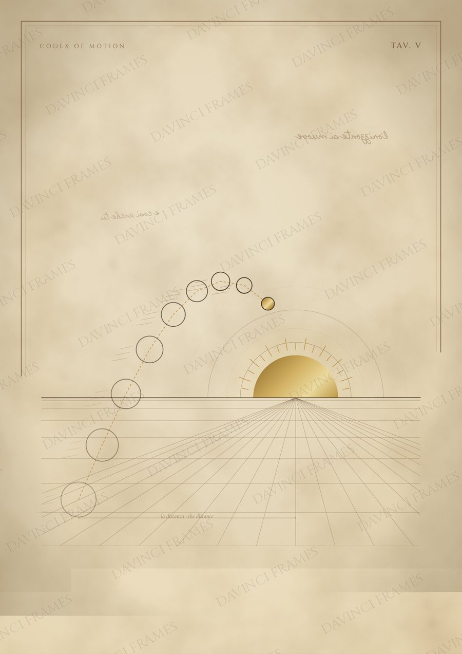 Orizzonte · Tav. V — preview of your chosen frame